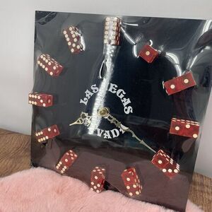 MGM Grand New Old‎ Stock Las Vegas Dice Clock Rare 1960 Hercules Battery